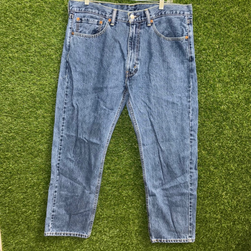 Levi's 501 Jeans Men's W36 L29 Blue Denim Classic Straight Leg Comfort